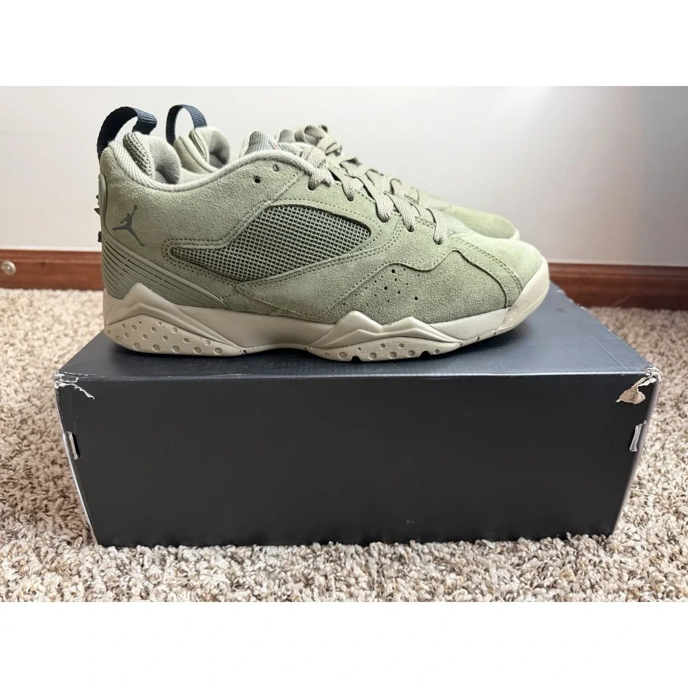 Nike‎ Air Jordan MVP 92 Medium Olive Green Khaki Black HQ3950-201 sz 10 Men's